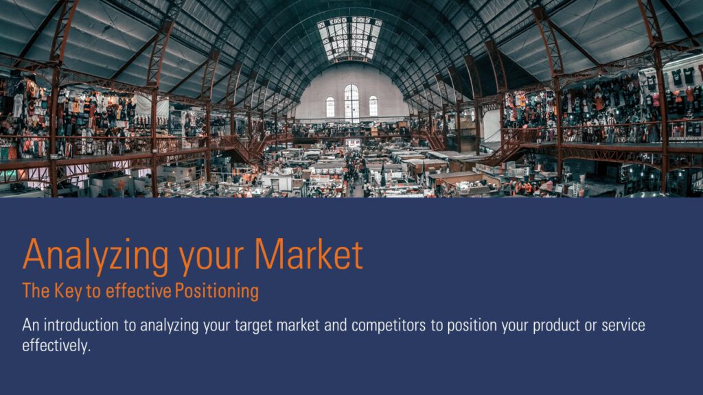 Pfisterer Marketing - Market Analyzing Positioning