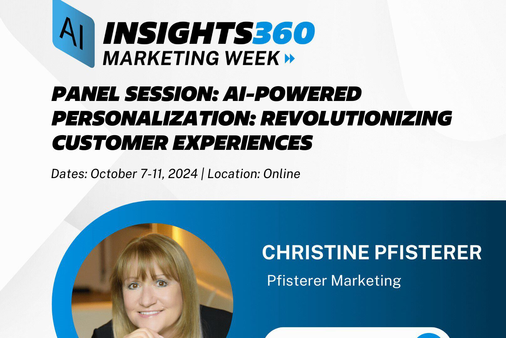 Christine Pfisterer @ AI Insights 360